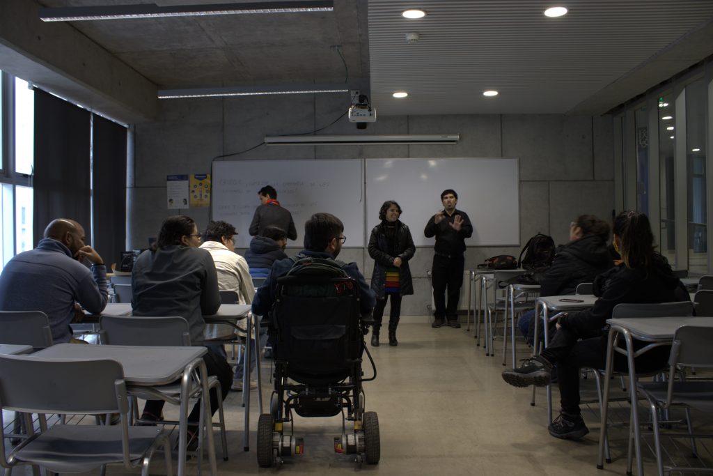 Presentación del taller de "discapacidad en la educación superior"